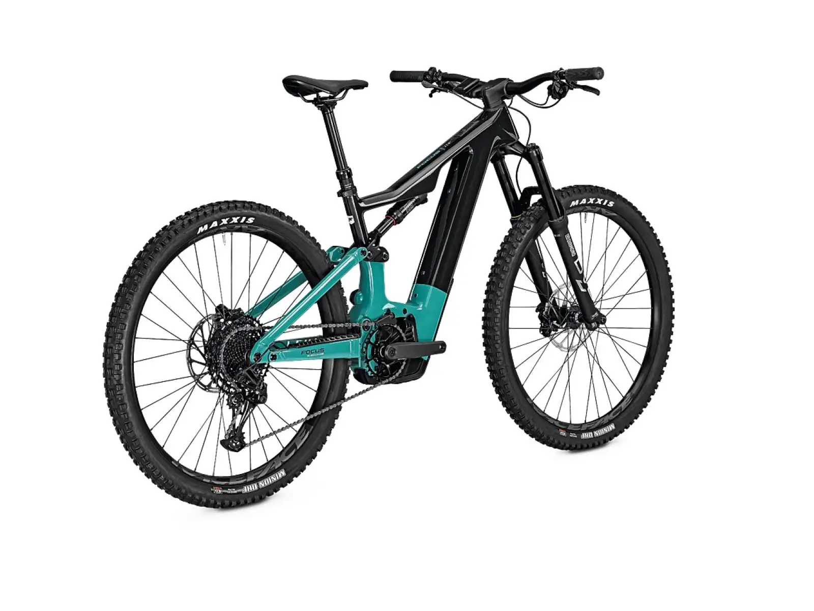 Focus Jam2 8.7 DI 625Wh mountain e-bike Carbon Raw Glossy / Bluegreen Glossy