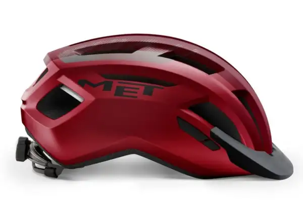 MET ALLROAD helmet red/black matte