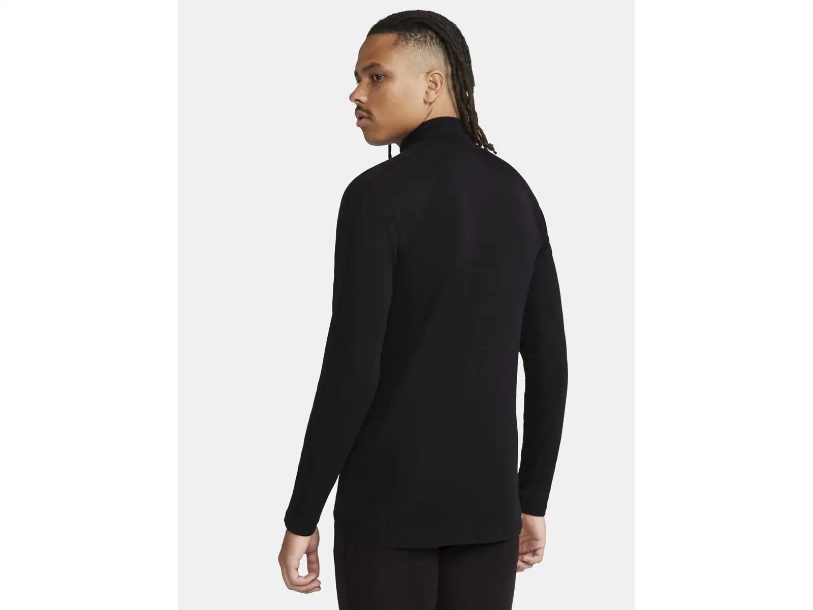 Craft ADV Wool Merino men's long sleeve shirt with zipper black