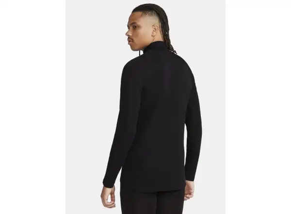 Craft ADV Wool Merino men's long sleeve shirt with zipper black