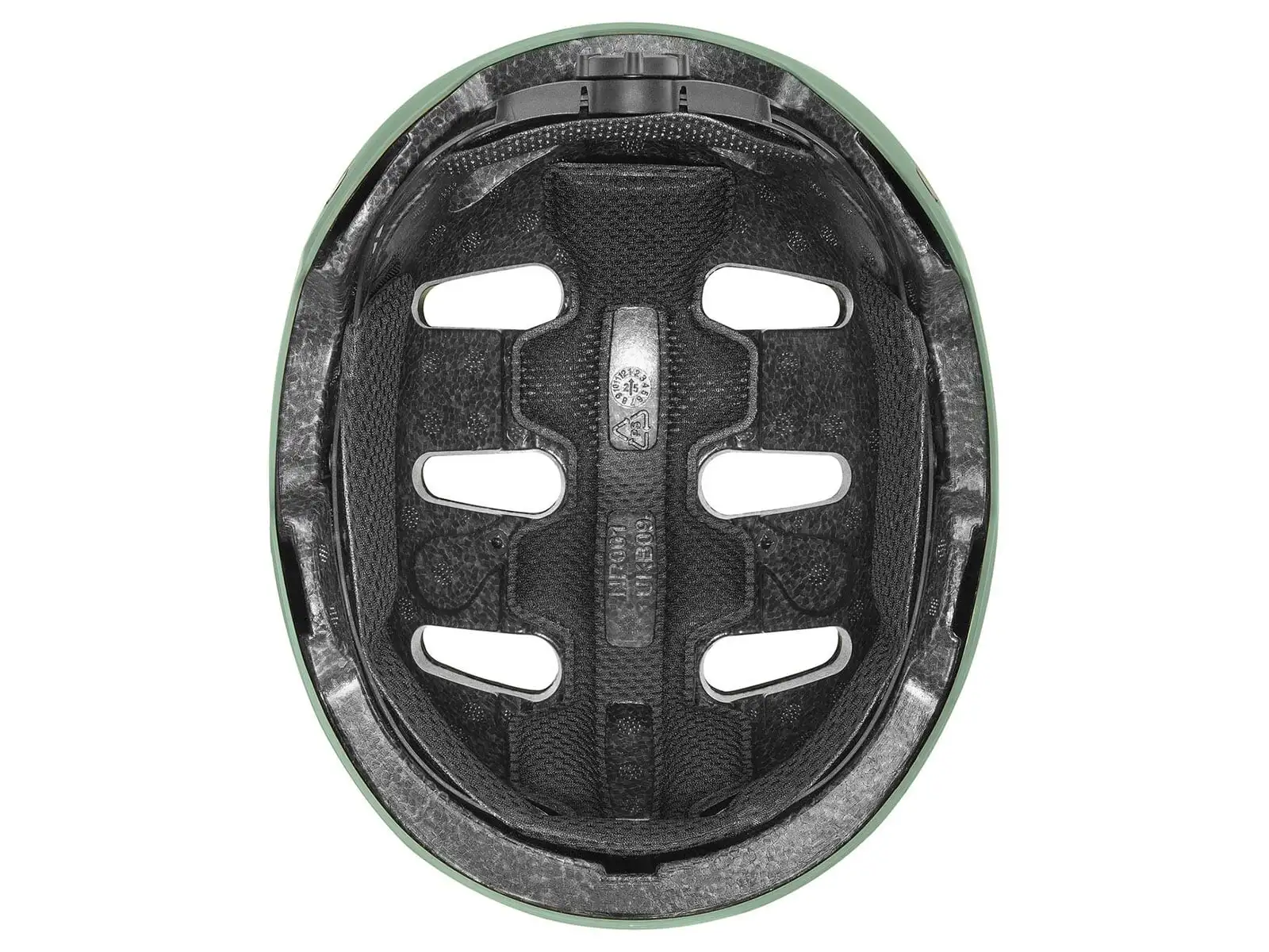 Uvex Kid 4 Style kids helmet Bam Moss Green/Papaya Matt