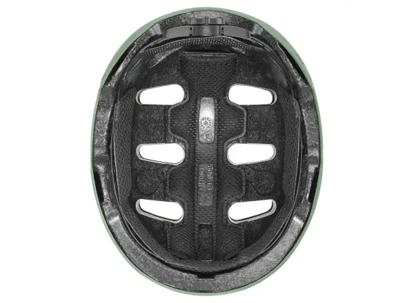 Uvex Kid 4 Style kids helmet Bam Moss Green/Papaya Matt