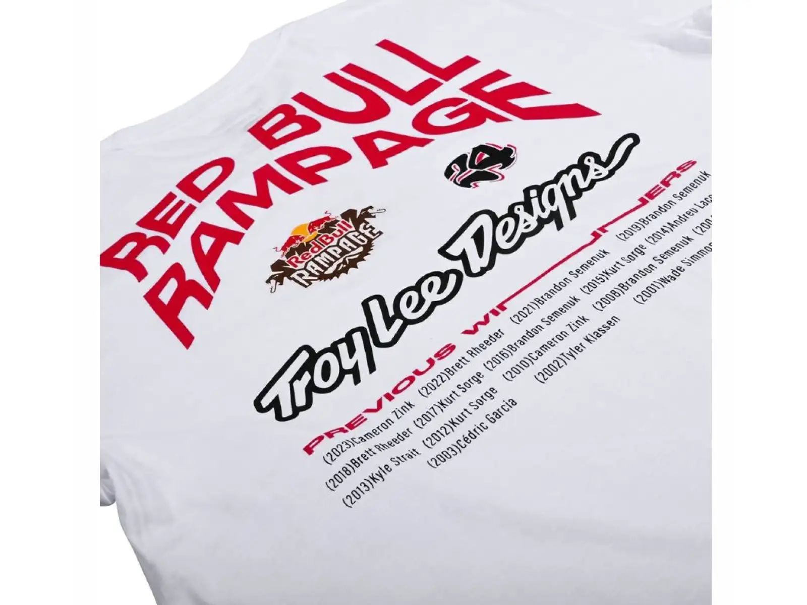 Troy Lee Designs x Red Bull Rampage Mind Melt men's T-shirt short sleeve White