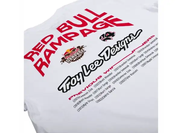 Troy Lee Designs x Red Bull Rampage Mind Melt men's T-shirt short sleeve White