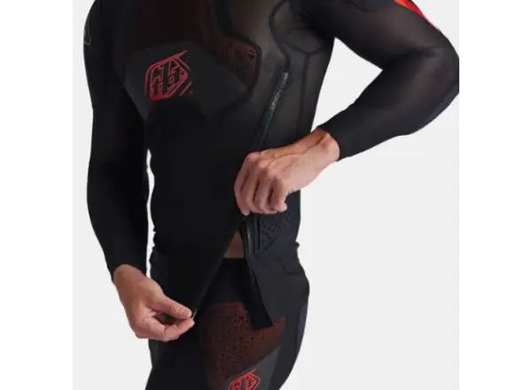 Troy Lee Designs Stage Ghost D3O Solid protective vest with long sleeves Black