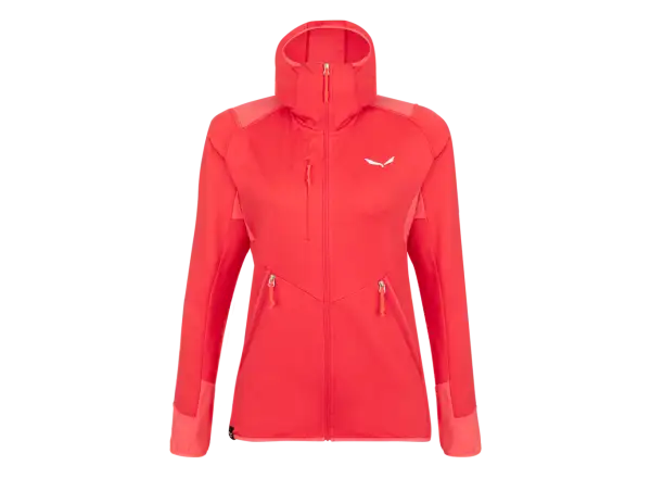 Salewa Agner Hybrid PL/DST women's sweatshirt calypso coral mel