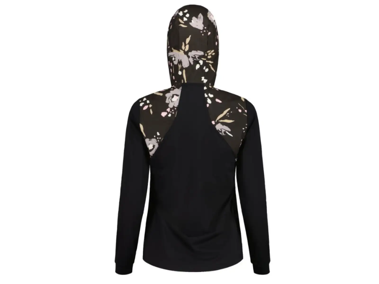 Maloja SennesM. Printed women's jacket Deep Black Brushflower