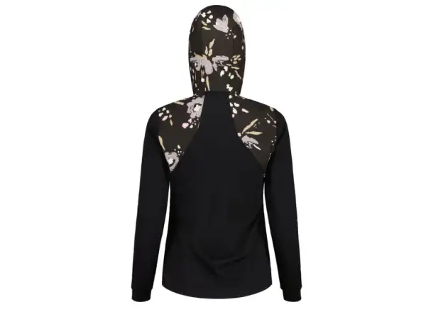 Maloja SennesM. Printed women's jacket Deep Black Brushflower
