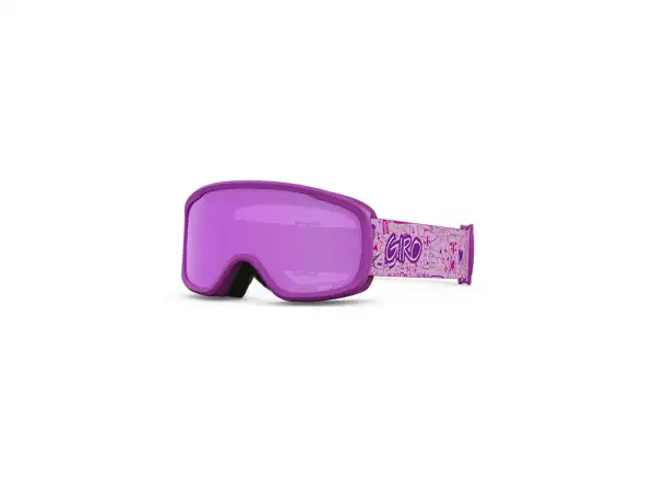 Giro Buster children's ski goggles Purple Koala/Amber Pink