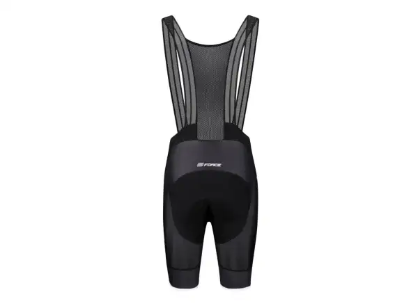 Force Smooth men's bib shorts with pad black/white