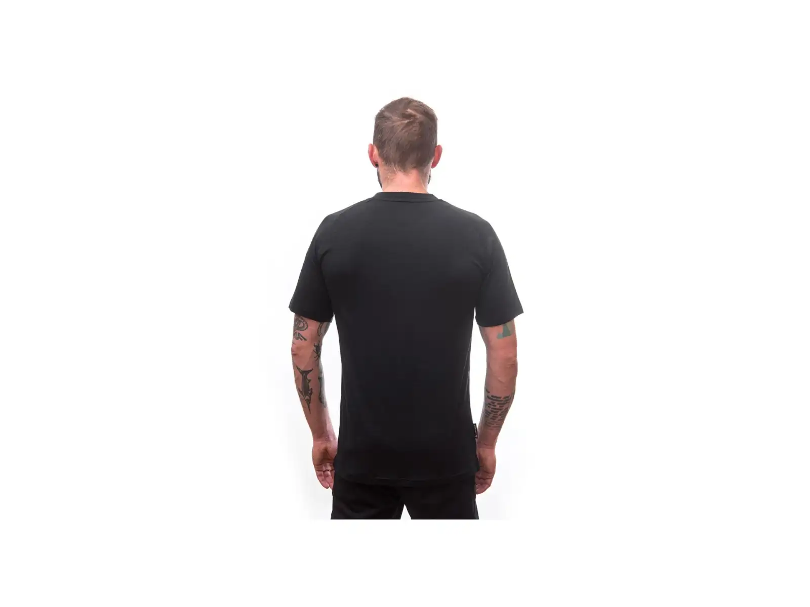 Sensor Merino Air PT Locate men's shirt short sleeve Black