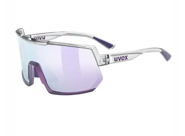 Uvex Sportstyle 235 glasses Clear/Met Purple/Mirror Lavender
