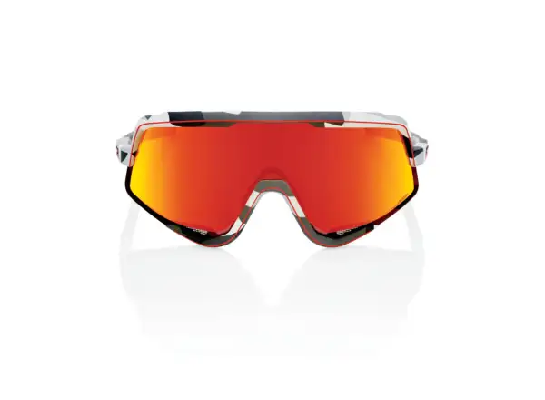 100% Glendale HiPER Red Multilayer Sunglasses Grey Camo/Red