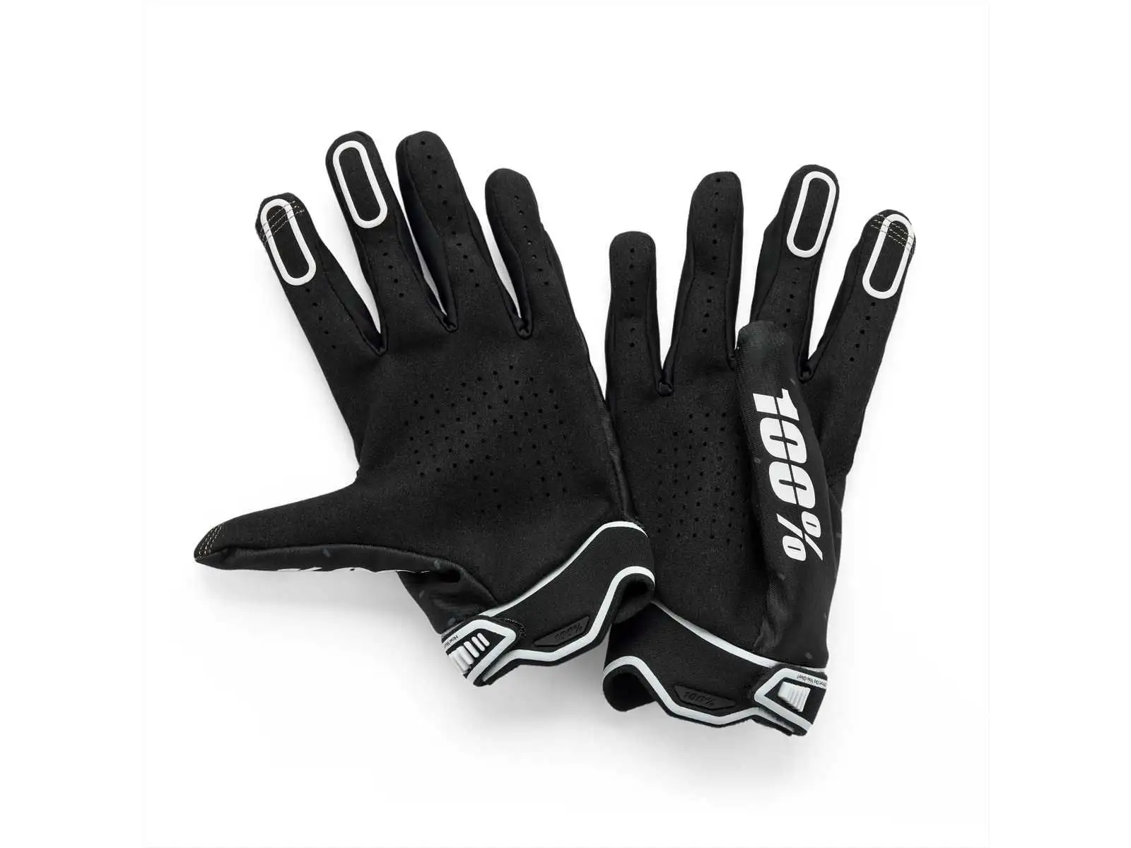 100% Ridefit men's gloves Black