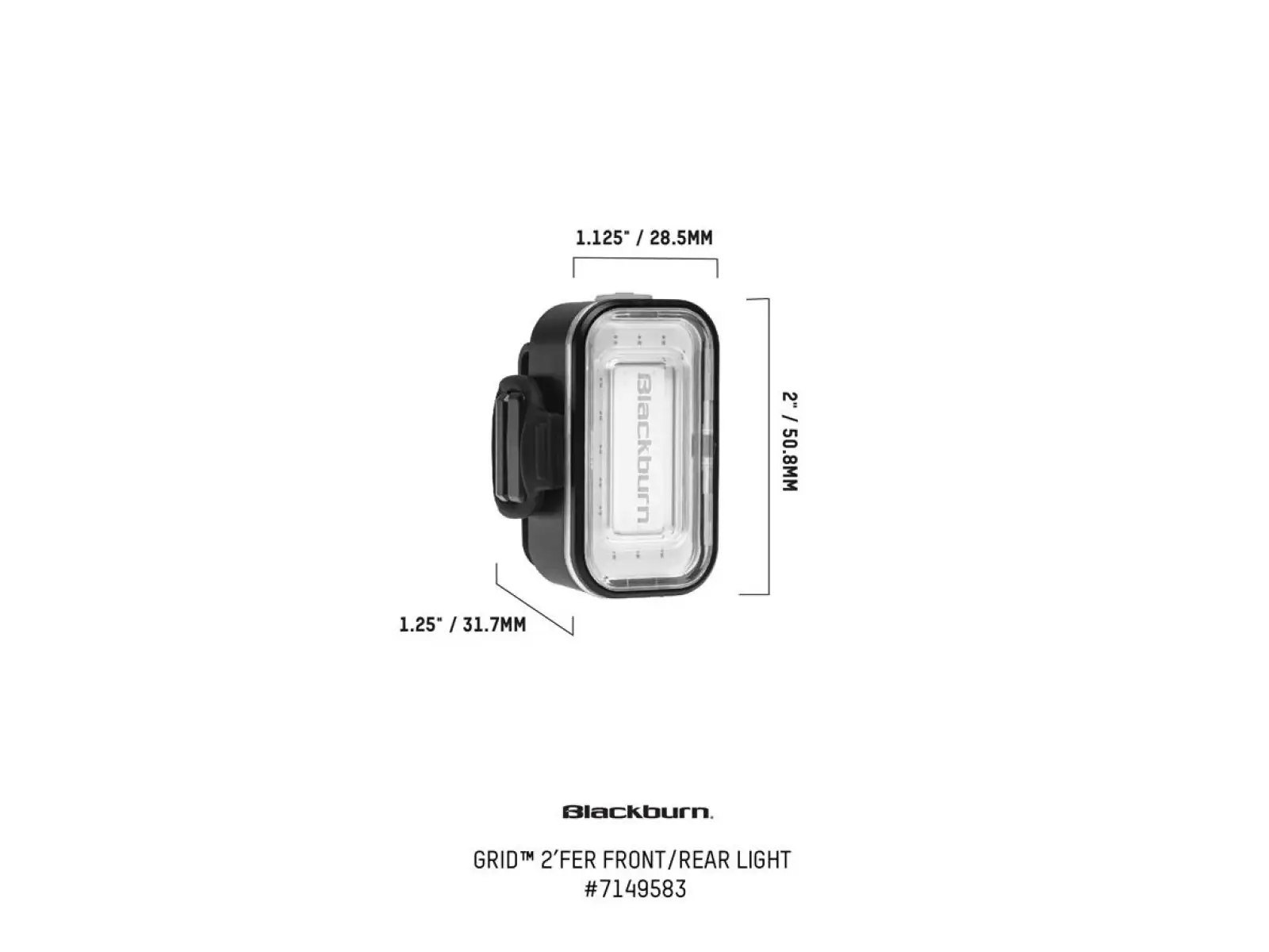 Blackburn Grid 2FER front/rear blinker