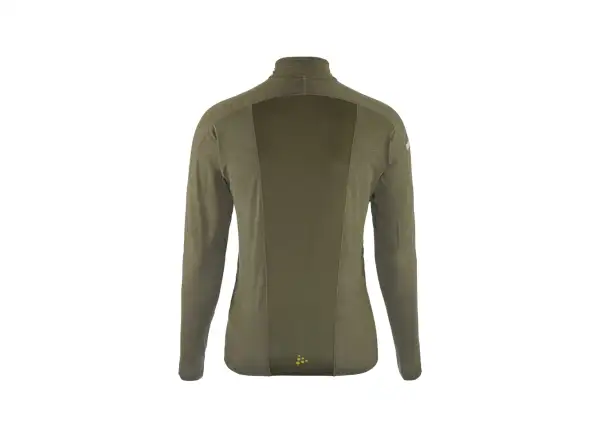 Craft ADV SubZ Wool men's running shirt long sleeve green