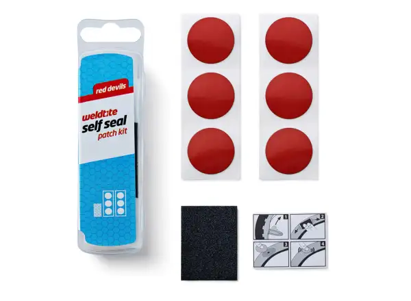 Weldtite Self Seal Red Devils self-adhesive patches 7 pcs
