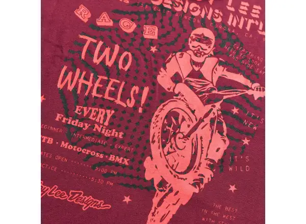 Troy Lee Designs Friday Night men's jersey long sleeve Sangria