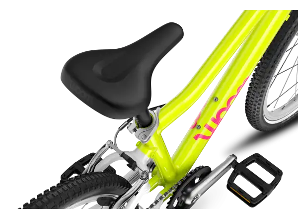Woom GO 4 kids bike neon lime