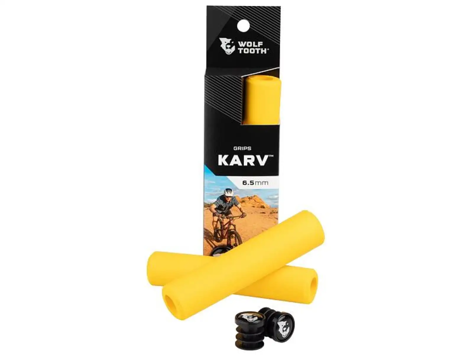 Wolt Tooth grips Karv 6.5mm Yellow