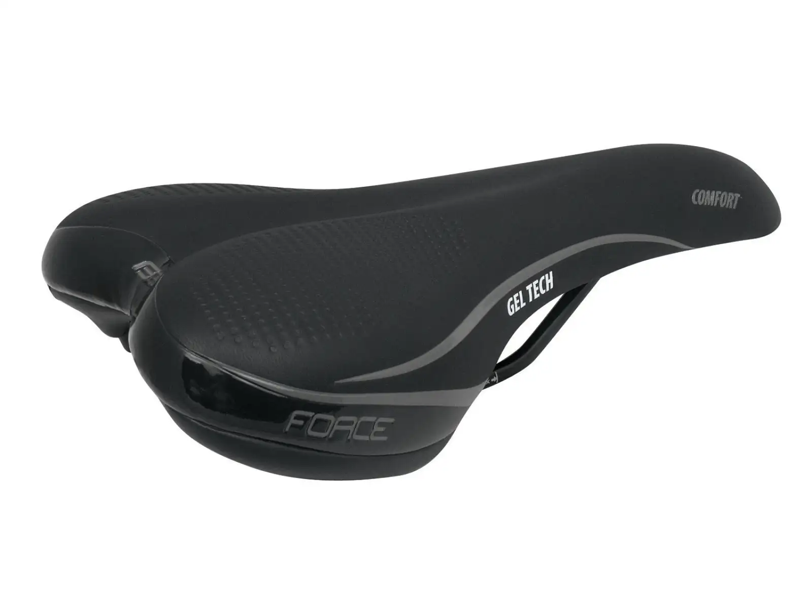 Force Comfort Gel Tech saddle black