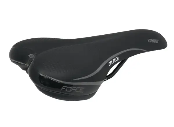 Force Comfort Gel Tech saddle black