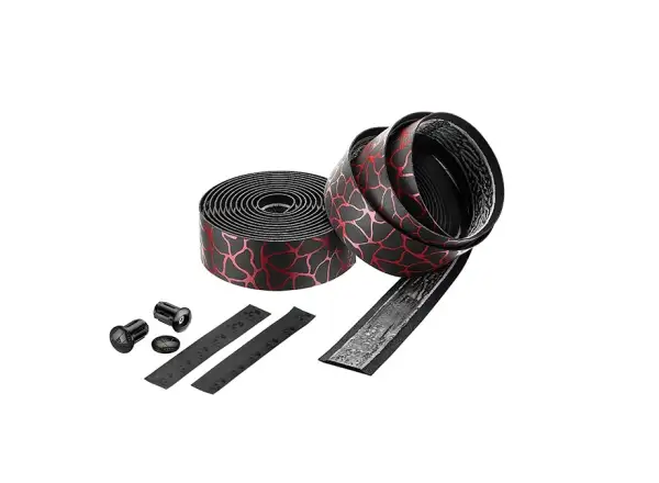Ciclovation Leather Touch Magma RED bar tape