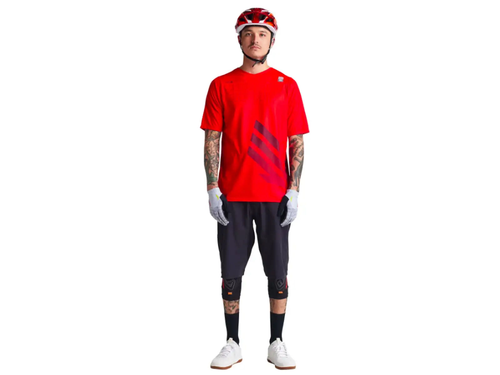 Troy Lee Design Skyline SS SRAM Eagle One men's jersey short sleeve Fiery Red
