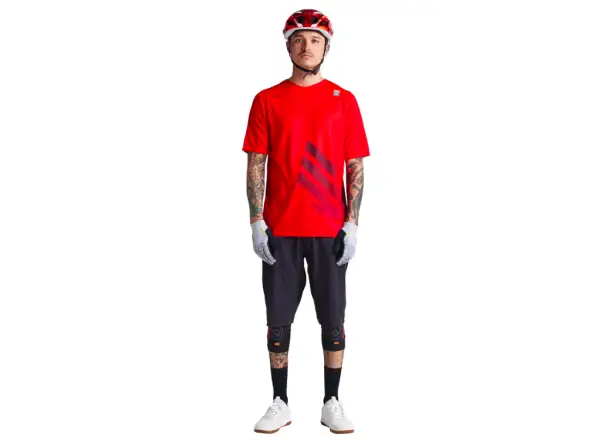 Troy Lee Design Skyline SS SRAM Eagle One men's jersey short sleeve Fiery Red