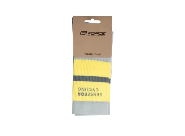 Force Stripe cycling socks grey
