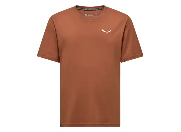 Salewa Eagle Vocab men's T-shirt short sleeve Bombay Brown