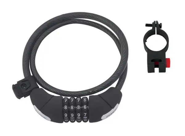 FORCE lock spiral 85cm/10mm 4code+holder