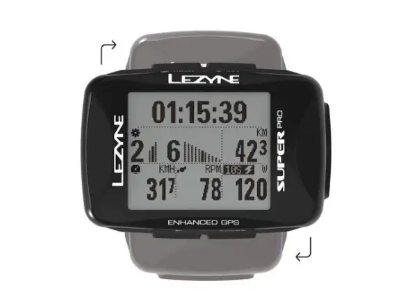 Lezyne Super Pro GPS navigation Black