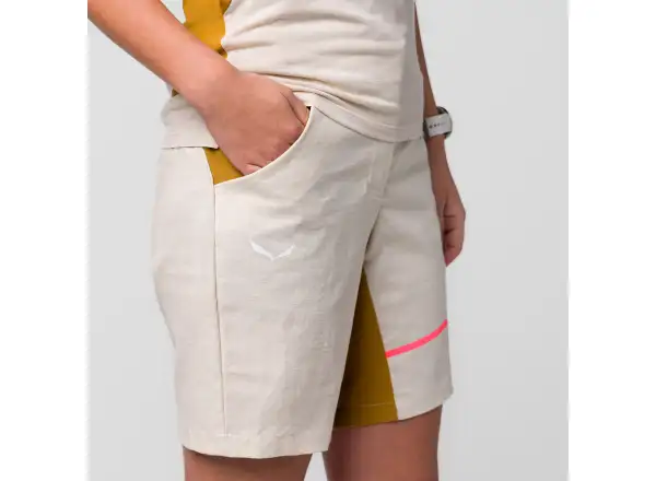 Salewa Vento HEMP/DST women's shorts Oatmeal