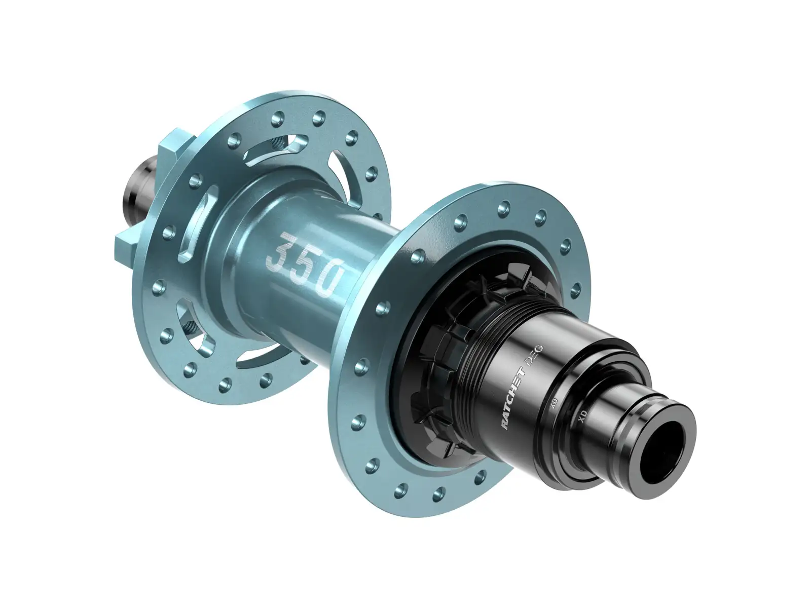 DT Swiss 350 DBIS Boost LTD hub set 32 holes Turquoise