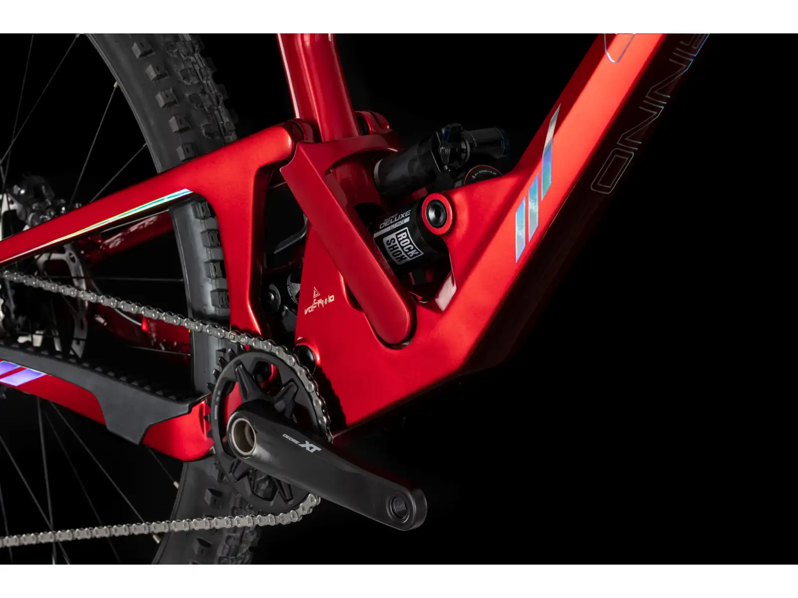 4Ever Volcanno Vesuv full-suspension mountain bike Flame Red/Hologram