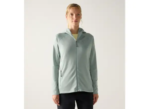 Haglöfs Korp Mid Hood women's sweatshirt Dew Green