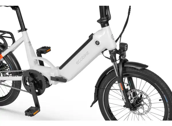 Ecobike Rhino Cruise 630 Wh Arctic White folding electric bike