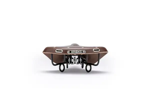 Brooks B72 leather saddle brown - Unpacked