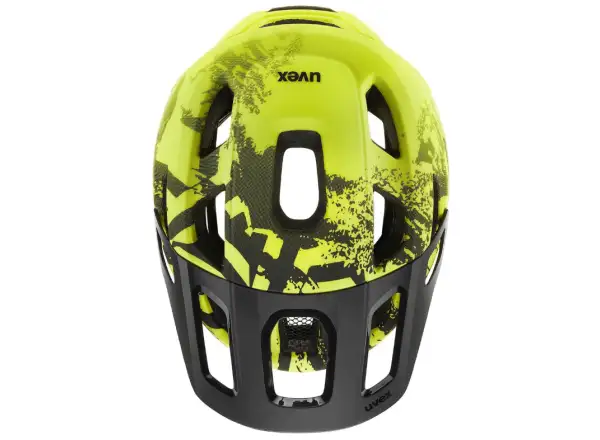 Uvex React Jr. MIPS MTB kids helmet Lime/Black Matt