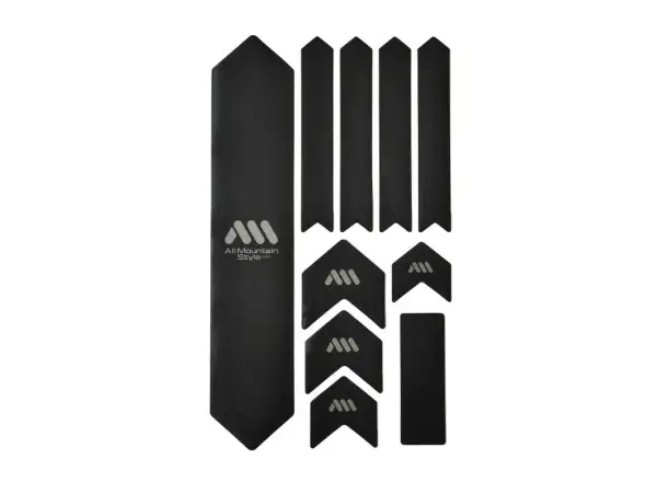 All Mountain Style frame protection stickers Extra Black/Silver