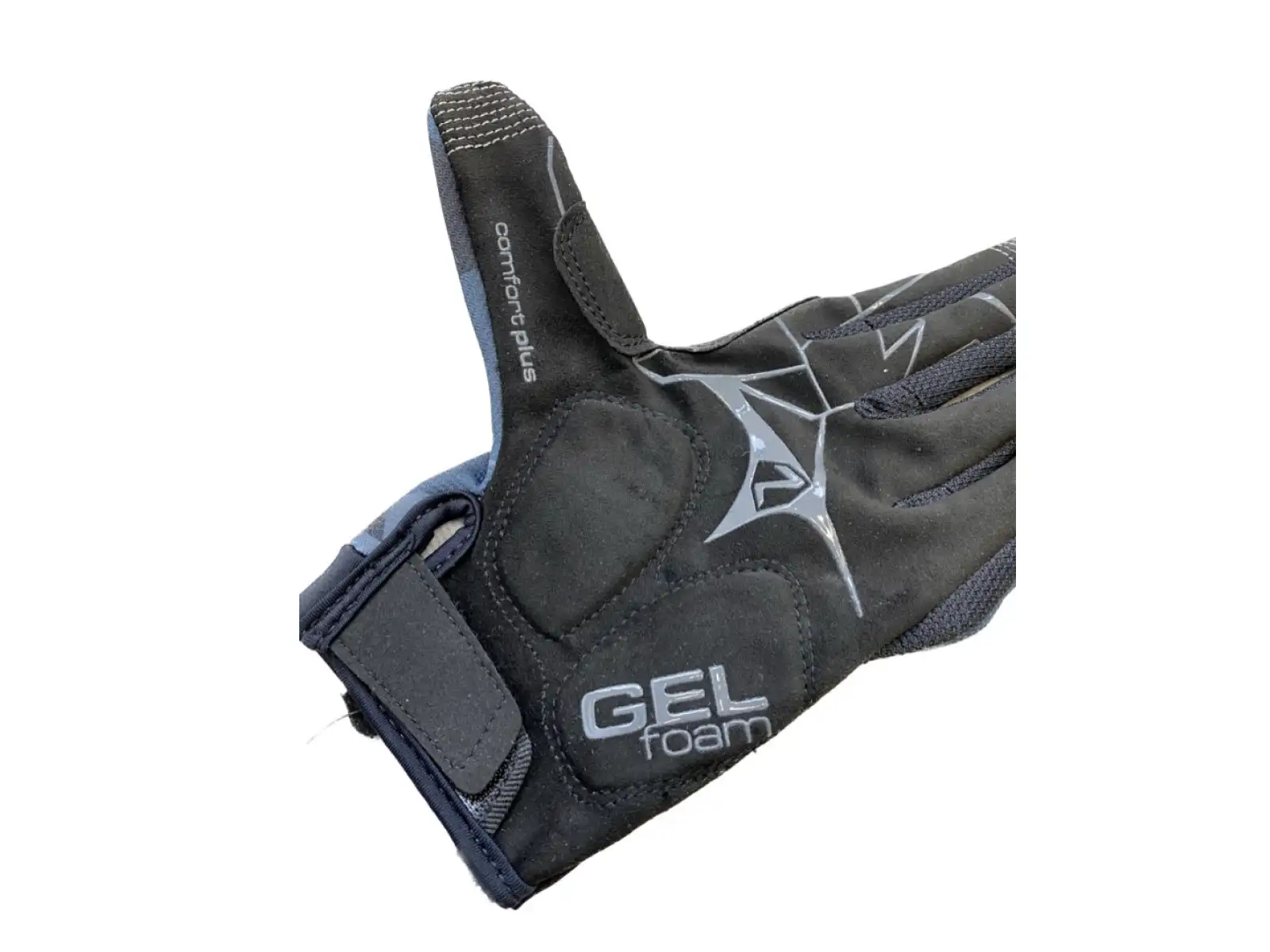 Ziener CNUT Touch men's cycling gloves long Black