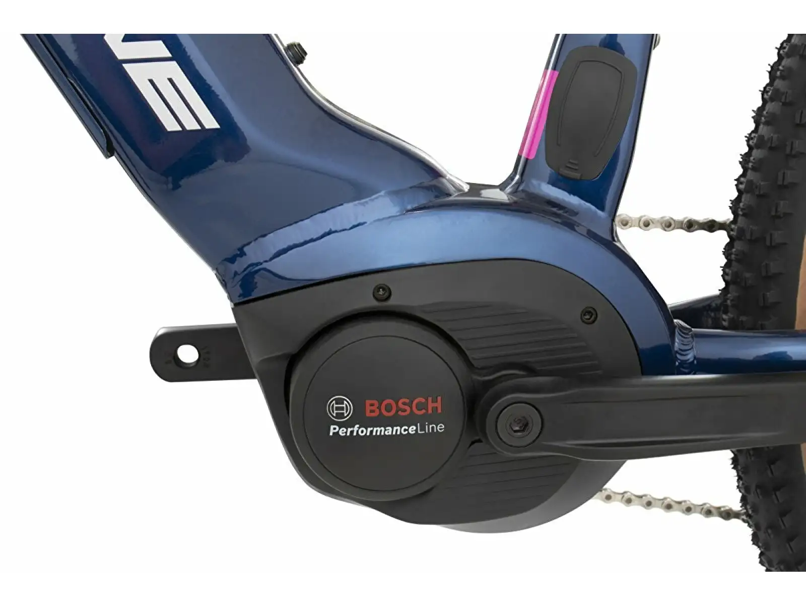 Rock Machine Torrent INT e50-29 Gloss Blue/Silver/Pink low-step mountain e-bike