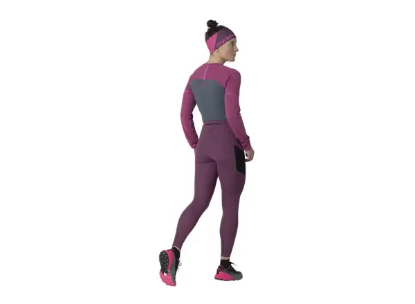Dynafit Warm Ultra women's insulated leggings Amaranth