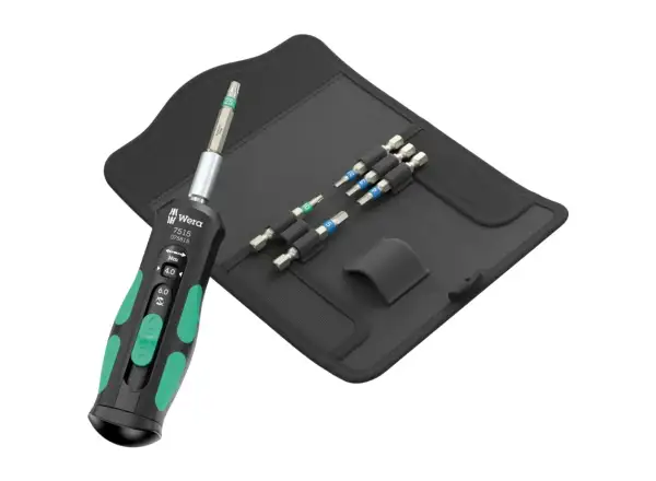 Wera 7515/7 Kraftform Safe-Torque Speed Bicycle 1 2-6 Nm torque screwdriver 7 pieces