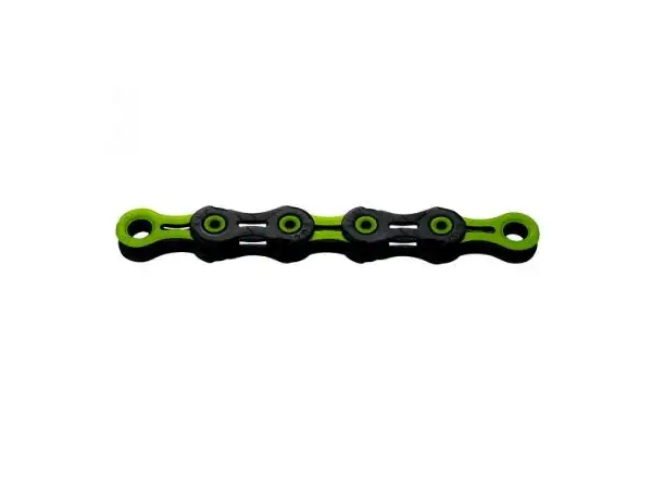 KMC X11 DLC black/green chain 118 links