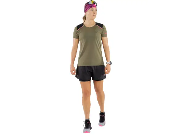 Dynafit Alpine Pro 2in1 women's running shorts Black Out