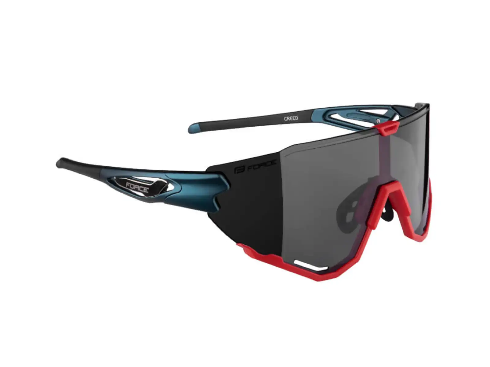 Force Creed glasses petrol/red/black mirror lenses