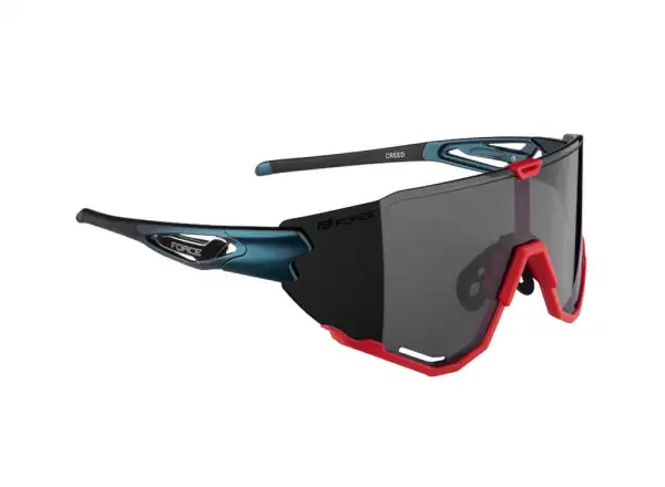 Force Creed glasses petrol/red/black mirror lenses