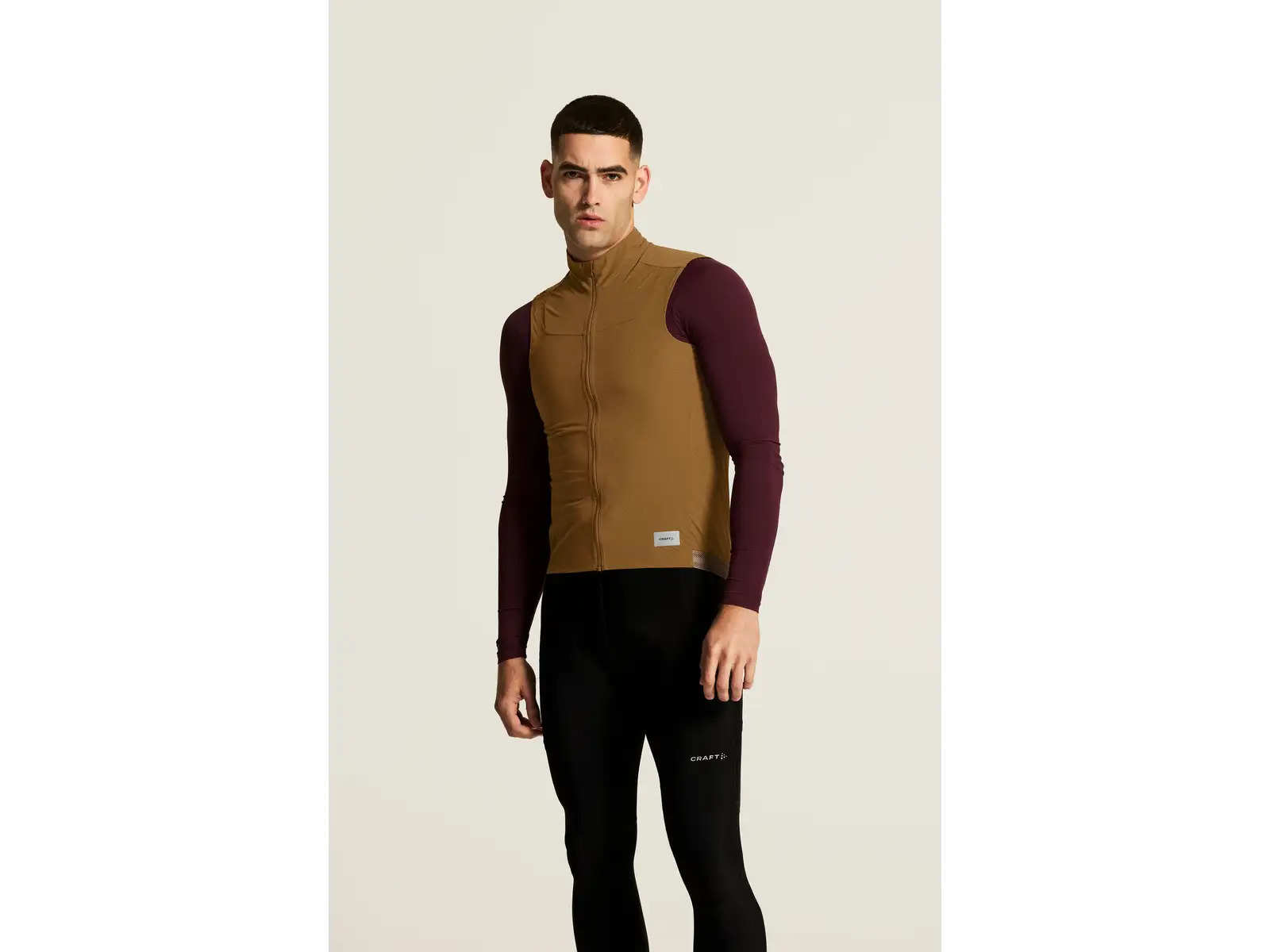 Craft Endur Light Wind men's vest brown